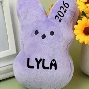 Purple Plush Bunny Toy